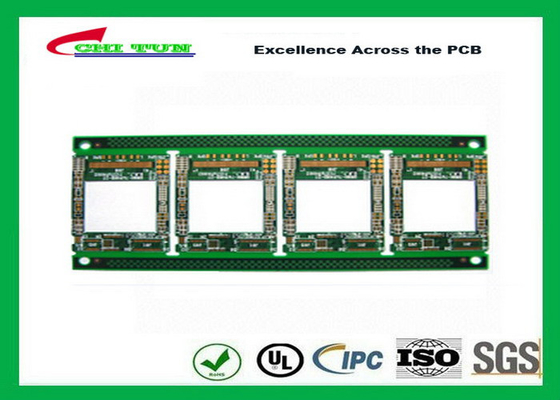 E linguette a più strati di rottura finiti 4 CNC del PWB FR4 del circuito di strato 1.2MM