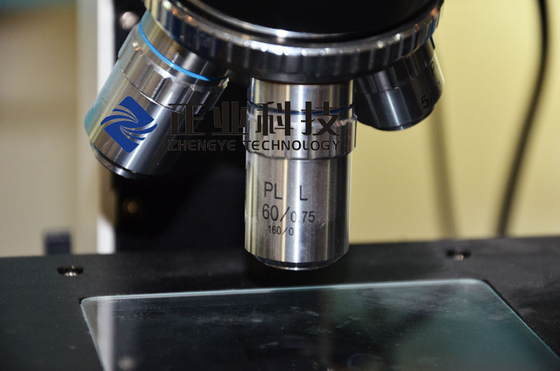 Ingrandimento metallografico del microscopio 10× dell'attrezzatura della prova di laboratorio