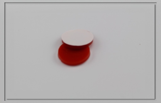 fiale di vetro di scintillazione di prova di laboratorio con il cappuccio di plastica del foro centrale, 1.5ml