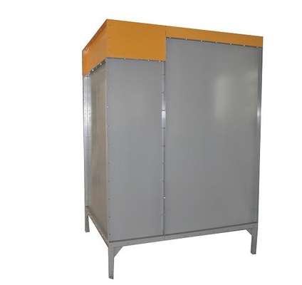 Cabine di spruzzo commerciali casalinghe del rivestimento della polvere con due cartucce di filtro