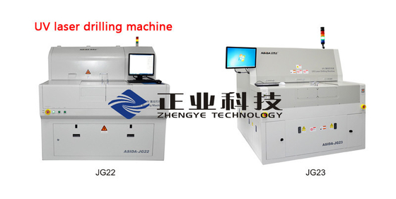 Perforatrice UV del laser di alta precisione FPC, fori 10um 300 ad un secondo