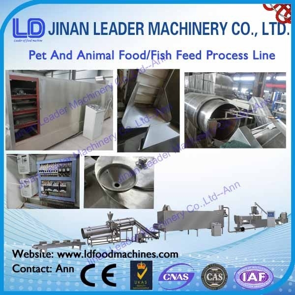 linea di galleggiamento a macchina foo di lavorazione degli alimenti del pesce della pallina dell'alimentazione animale dell'animale domestico dell'espulsore dell'alimentazione del pesce