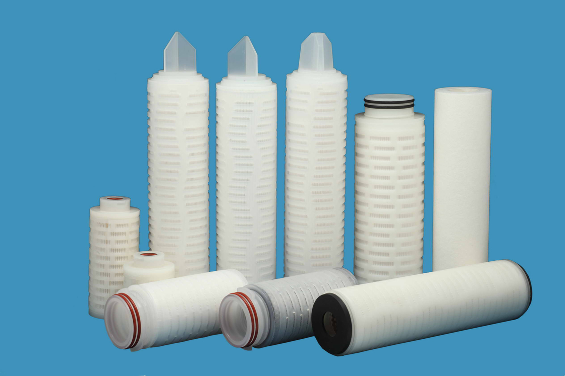 La membrana/pp micron 5,0/a 10 pollici del polipropilene ha pieghettato la cartuccia di filtro/adatto a prefiltrazione